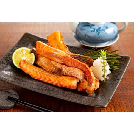 ＜丸富農水＞一夜干しサーモンハラスみりん200g×5袋